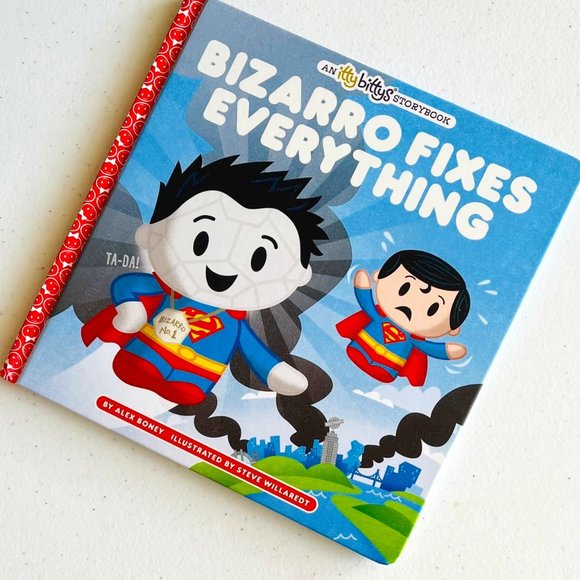 COPY - Hallmark Itty Bittys Hardcover Book with Plush Bizarro - Picture 2 of 4